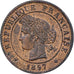 France, Centime, Cérès, 1897, Paris, Bronze, TTB