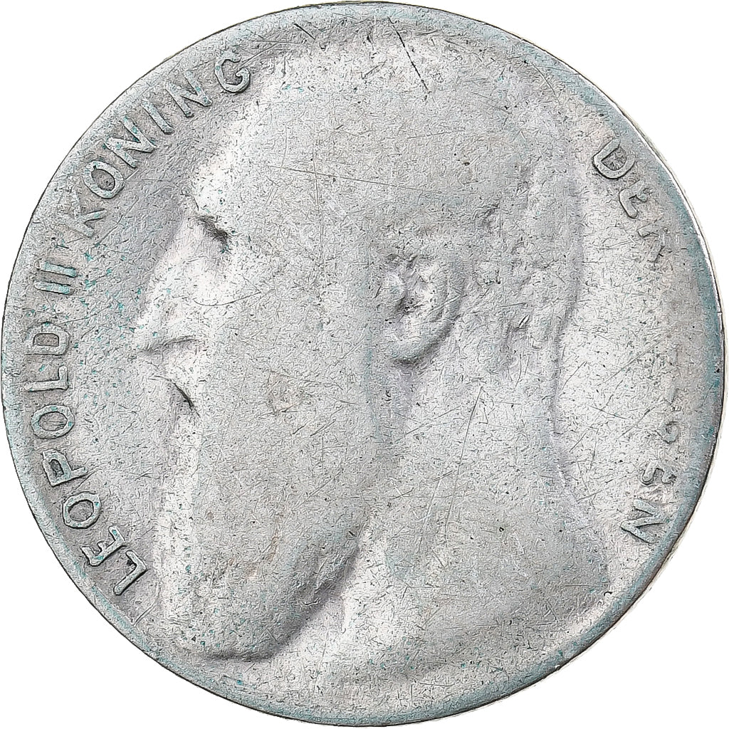 Belgien, Leopold II, 50 Centimes, 1901, Brussels, Silber, S