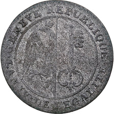 Republic of Geneva, 3 Sols, 1795, Bern, Billon, VF(20-25)