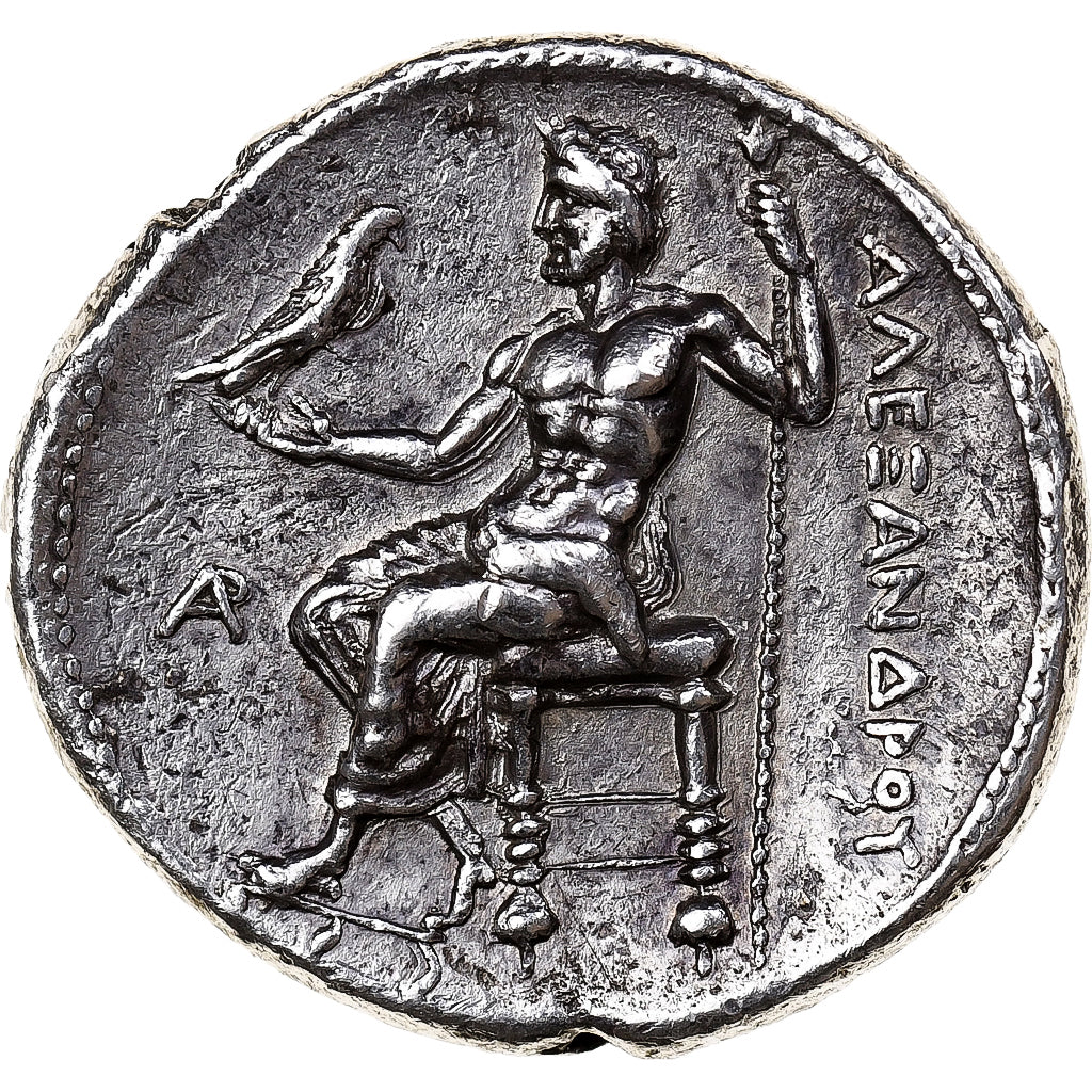 Alexander III the Great, Tetradrachm, 330-320 BC, Byblos, Silver, AU(55-58)