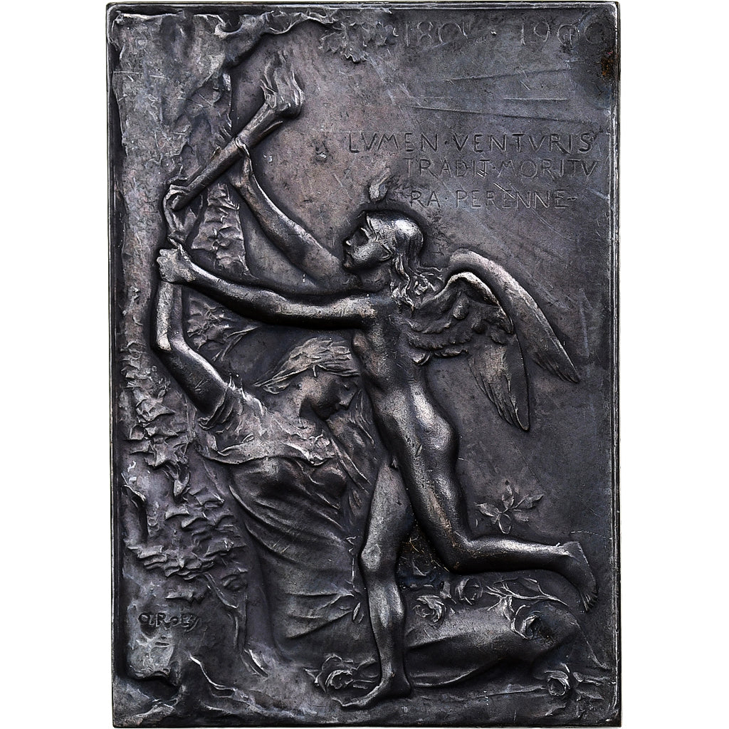 France, Médaille, Exposition universelle de Paris, 1900, Rhodes, Bronze argenté