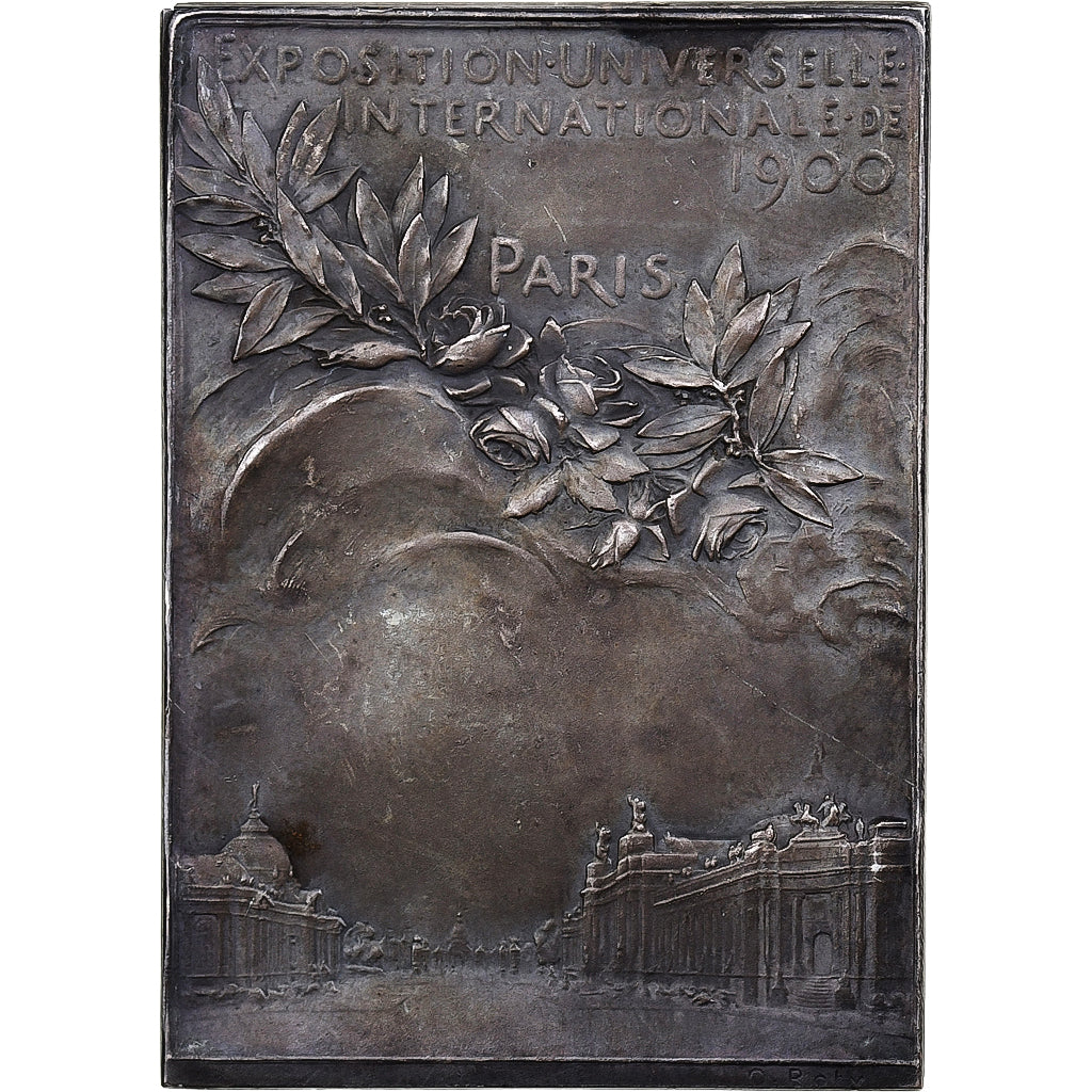 France, Médaille, Exposition universelle de Paris, 1900, Rhodes, Bronze argenté