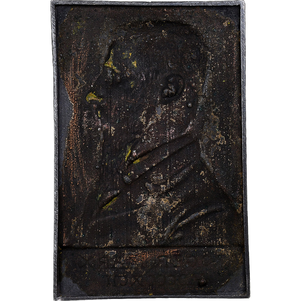 France, Medal, Roger Marx, 1892, Silvered bronze, Daniel Dupuis, Uniface