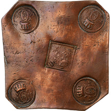 Sweden, Karl XII, 1/2 Daler Silvermynt, 1715, Avesta, Copper, VF(30-35), KM:PM32