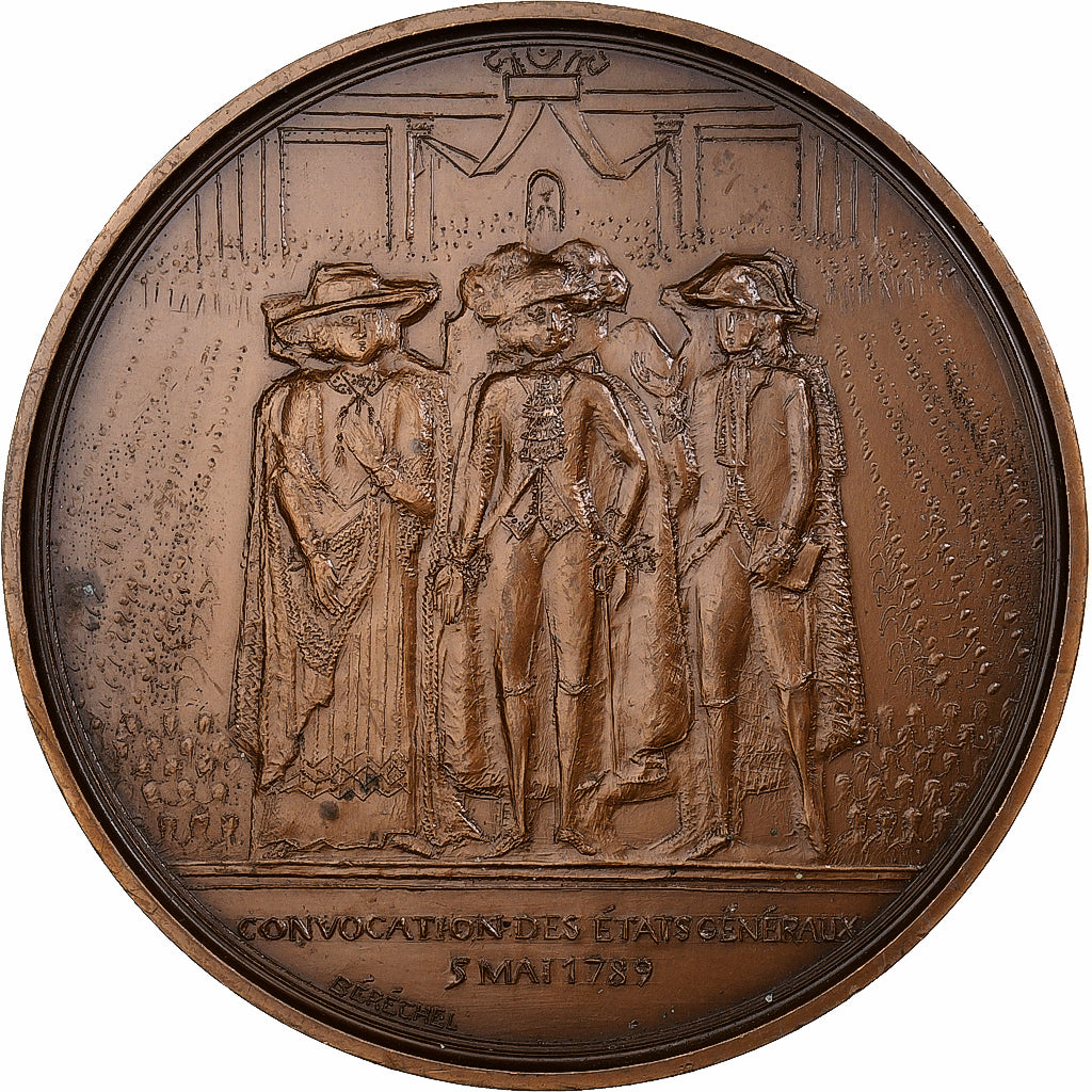 France, Médaille, Bicentenaire de la Révolution Française, 1987, Bronze