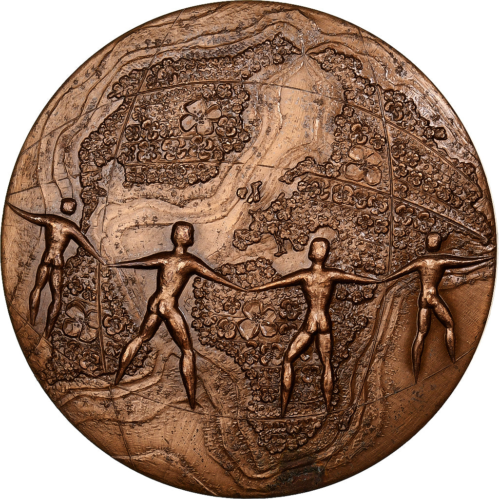 Frankreich, Medaille, Friendship, 1973, MDP, Bronze, Turlan, VZ