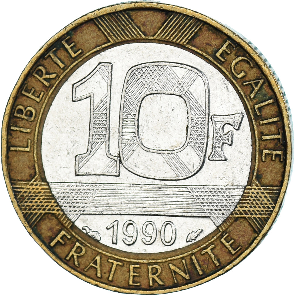 Münze, Frankreich, 10 Francs, 1990