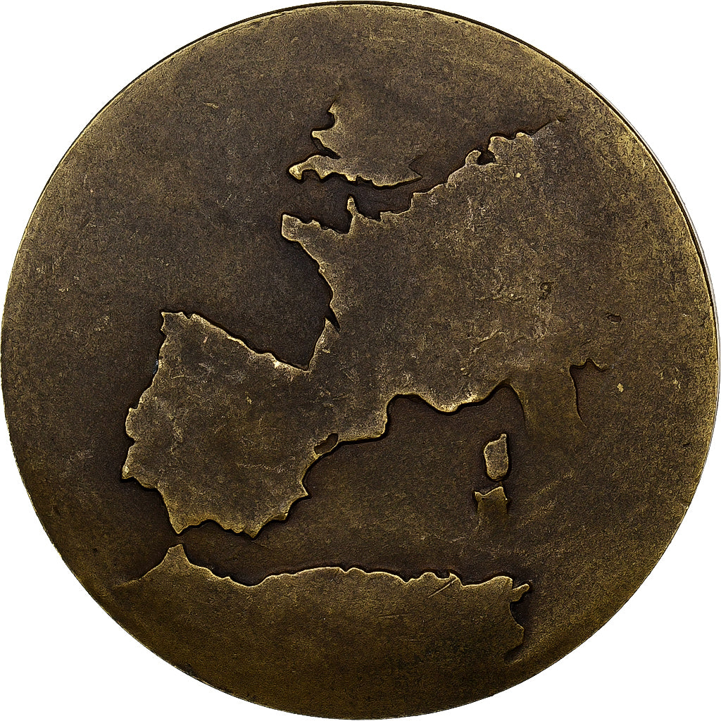 Frankreich, Medaille, Walter Emil Kaegi, Bronze, Bernstein, VZ