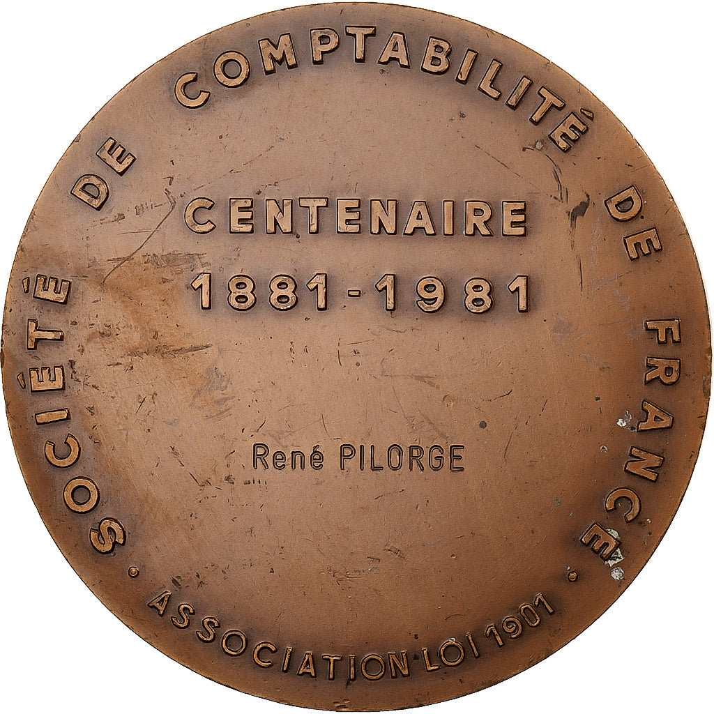 Francia, medalla, 1981, Bronce, Coutré, EBC