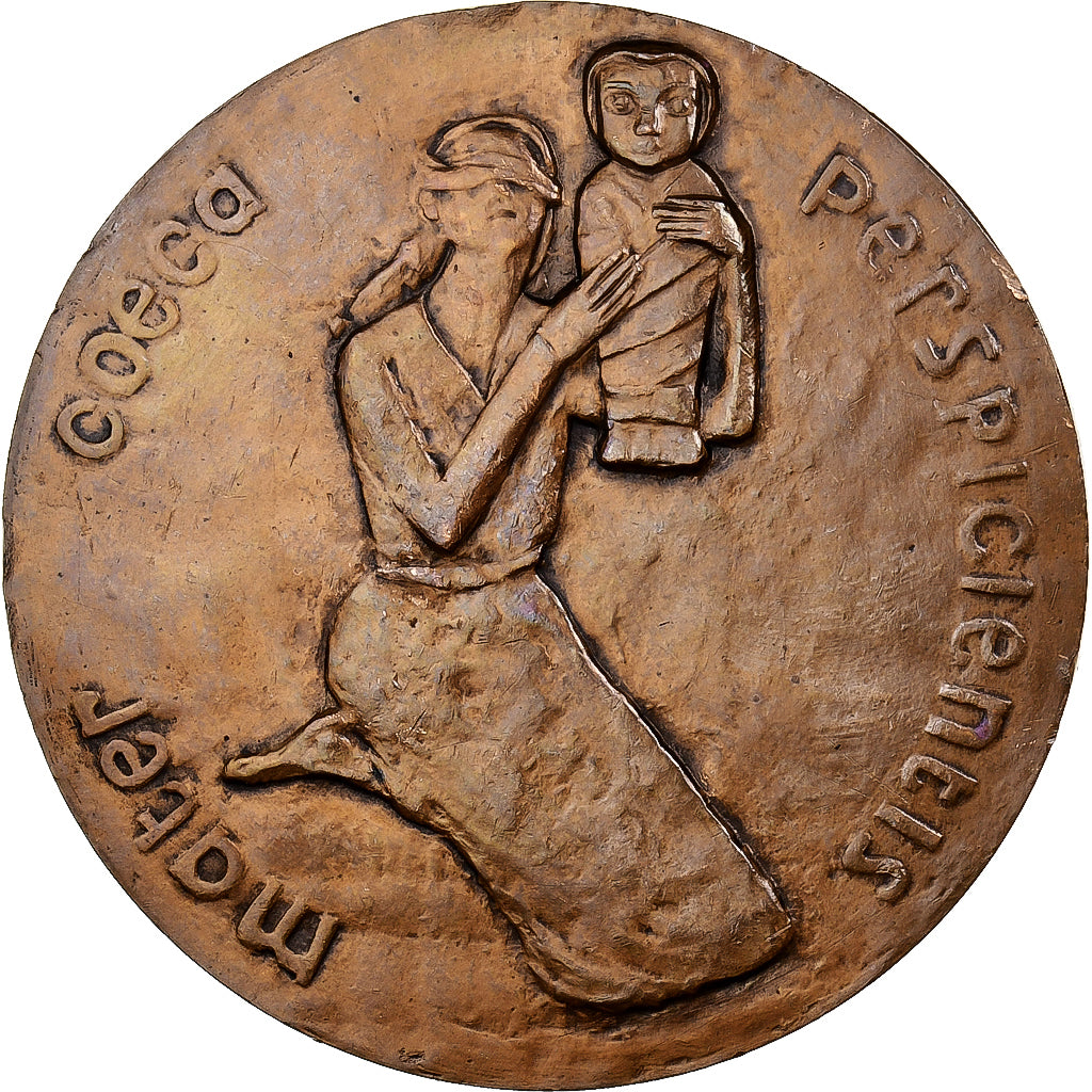 França, medalha, Paul Claudel, MDP, Bronze, Hélène Guastalla, AU(55-58)