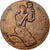 França, medalha, Paul Claudel, MDP, Bronze, Hélène Guastalla, AU(55-58)