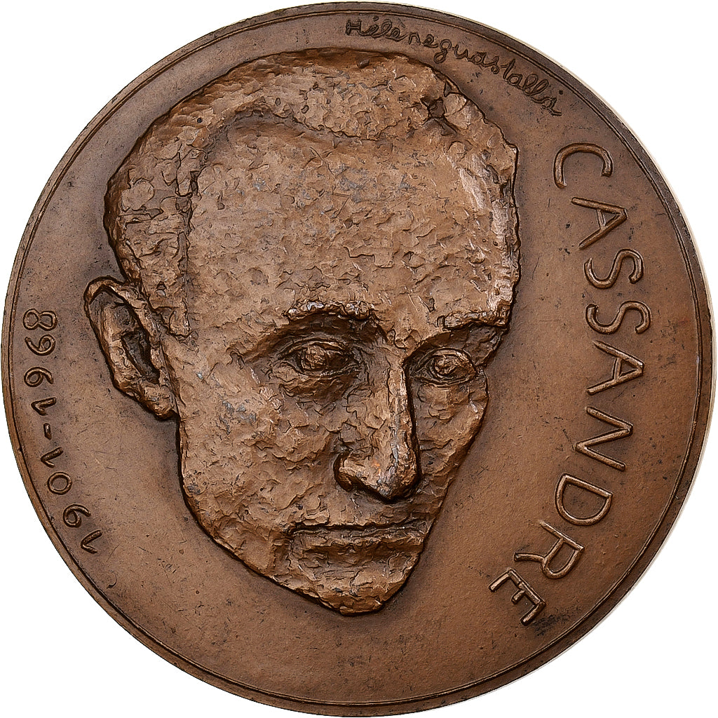 Francia, medalla, Jean Mouron dit Cassandre, 1973, MDP, Bronce, Hélène