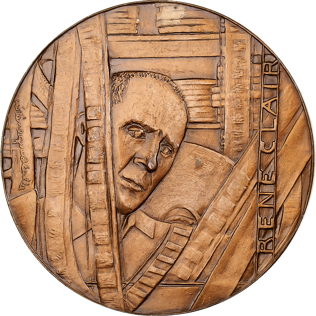 Frankreich, Medaille, René Clair, MDP, Bronze, Hélène Guastalla, VZ