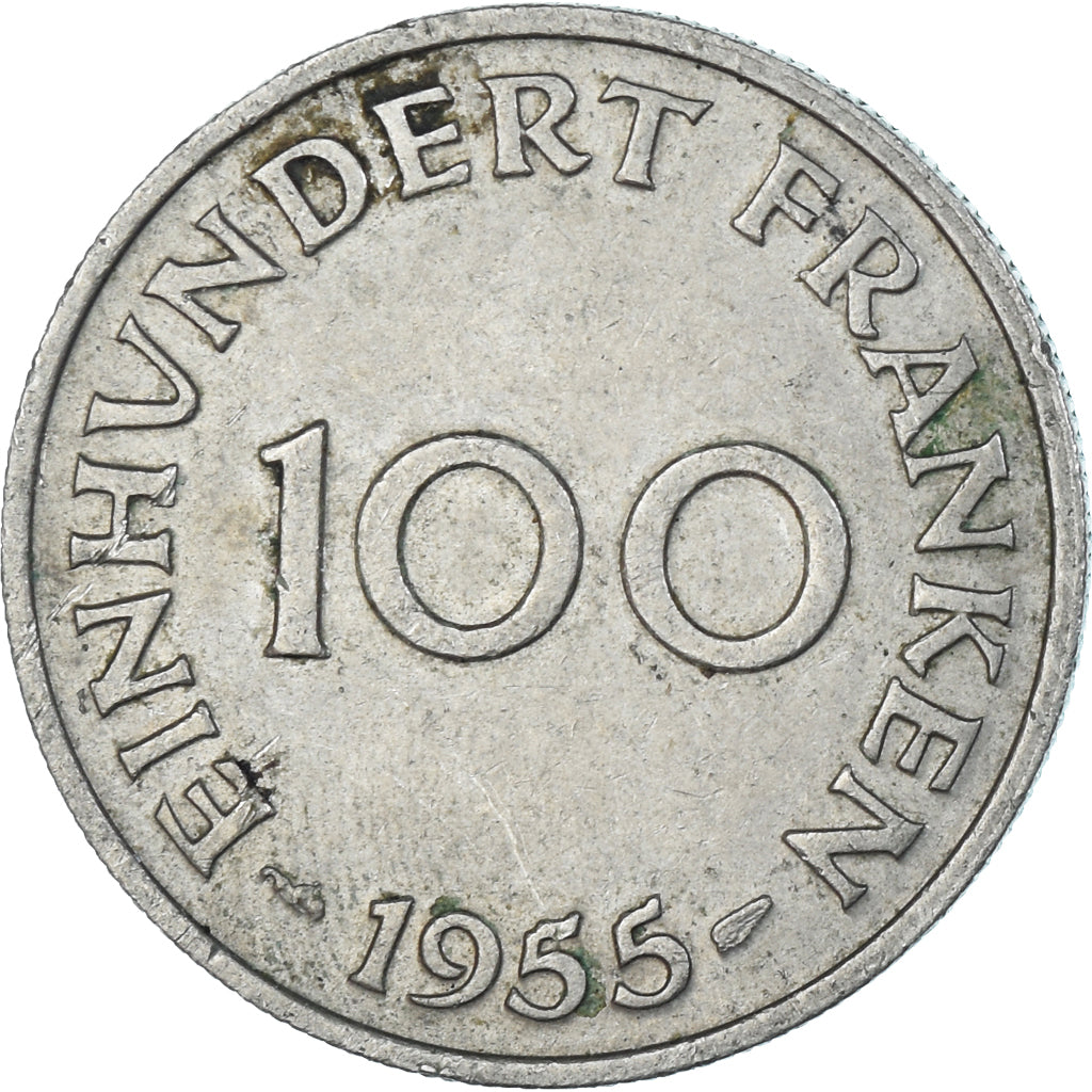 Moneta, Saara, 100 Franken, 1955