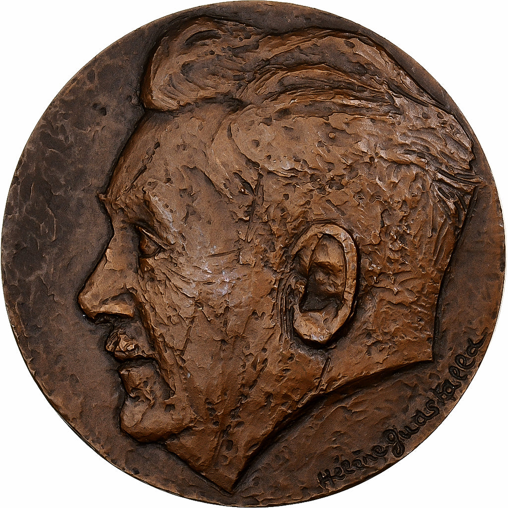 Frankreich, Medaille, Maximilien Vox, Typographe de France, 1963, MDP, Bronze