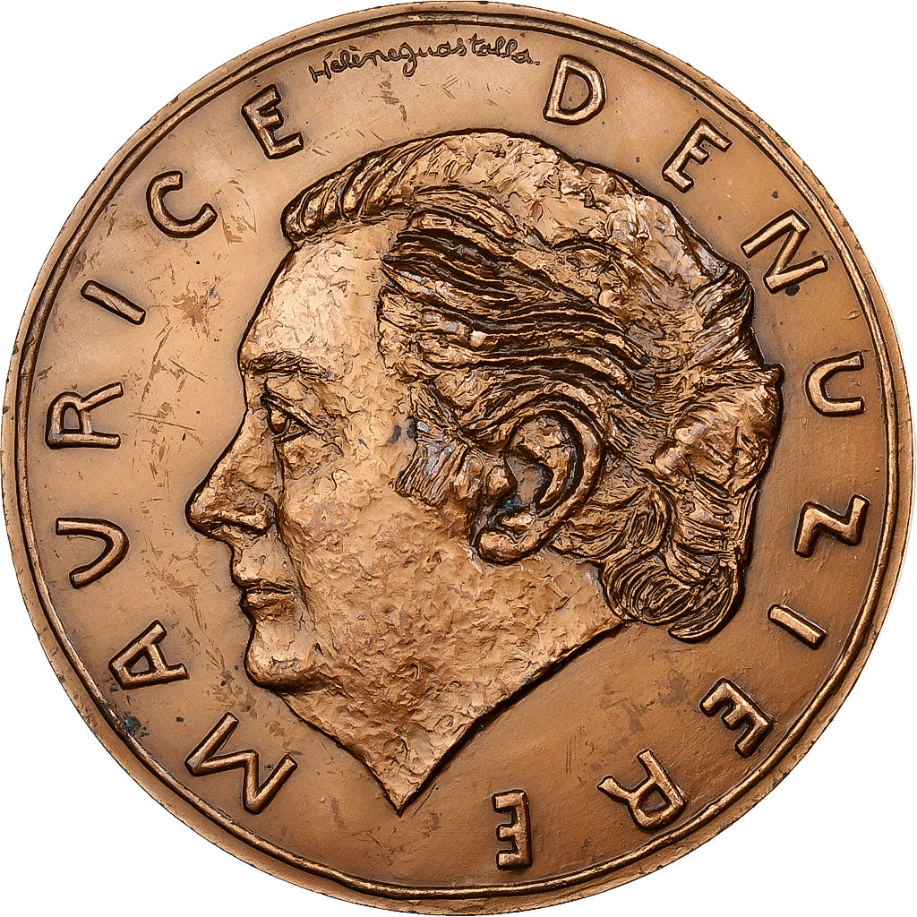 Francia, medalla, Maurice Denuzière, 1982, MDP, Bronce, Hélène Guastalla, EBC
