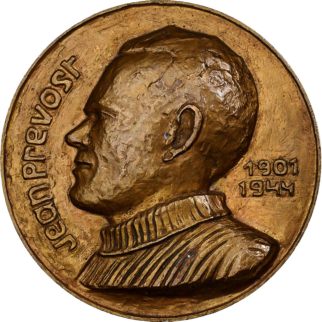 France, Medal, Jean Prevost, Tué dans le Vercors, MDP, Bronze, Hélène