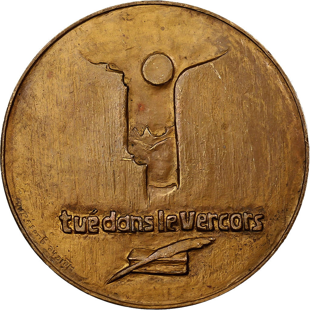 France, Medal, Jean Prevost, Tué dans le Vercors, MDP, Bronze, Hélène