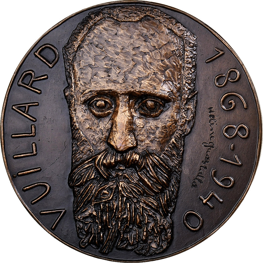 France, Medal, Édouard Vuillard, 1969, MDP, Bronze, Hélène Guastalla