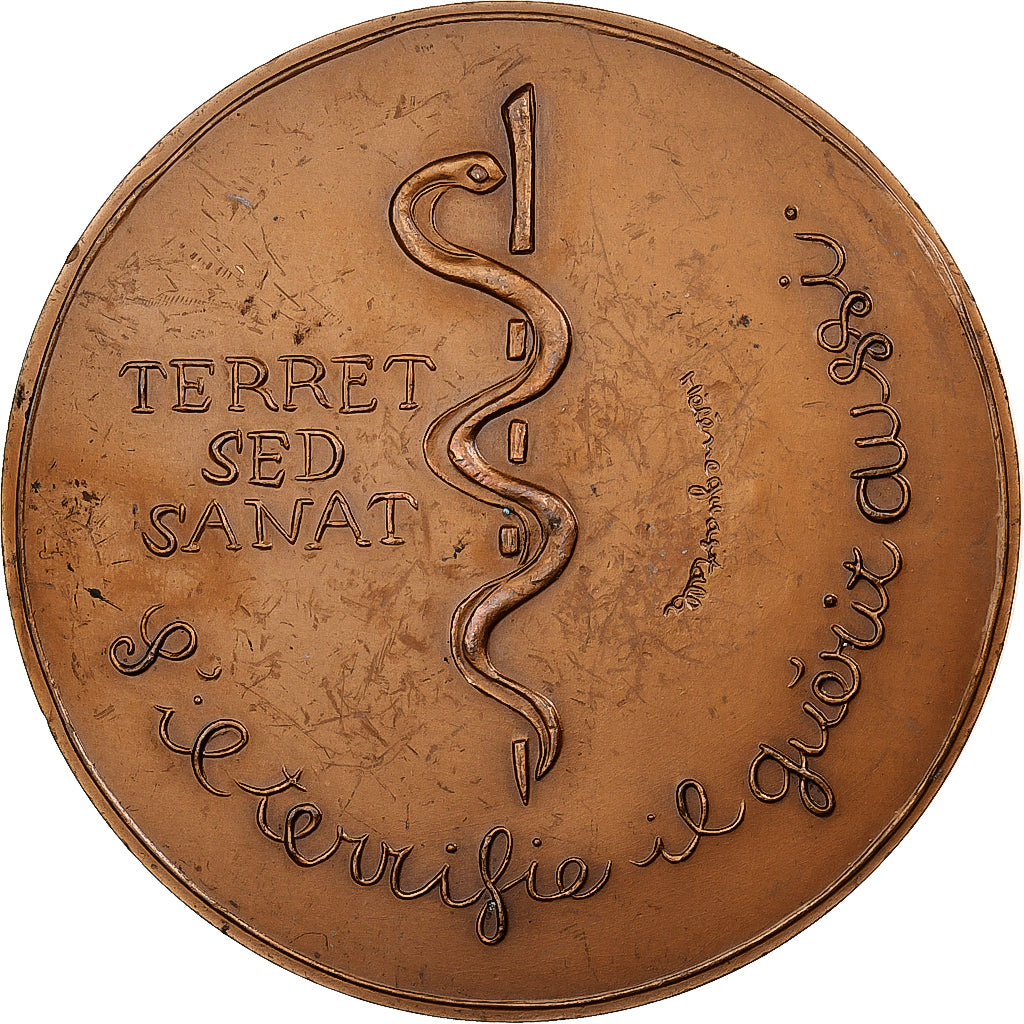 Frankreich, Medaille, Pierre Chirac, 1982, MDP, Bronze, Hélène Guastalla, VZ