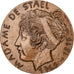 Francja, medal, Madame de Stael, 1967, MDP, Brązowy, Hélène Guastalla