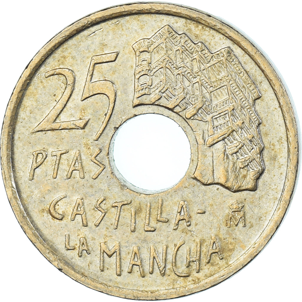 Moeda, Espanha, 25 Pesetas, 1996
