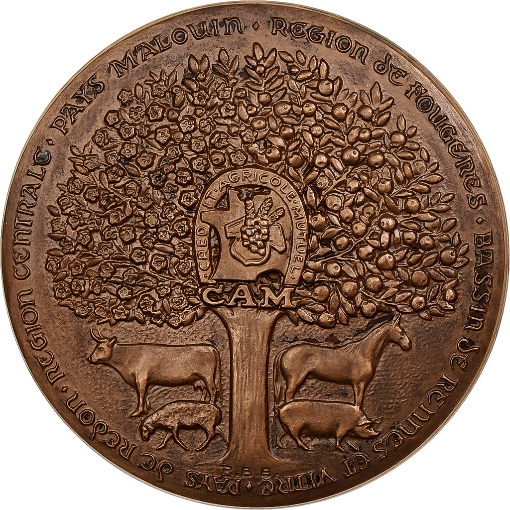 França, medalha, Caisse Régionale de Crédit Agricole d'Ille-et-Vilaine