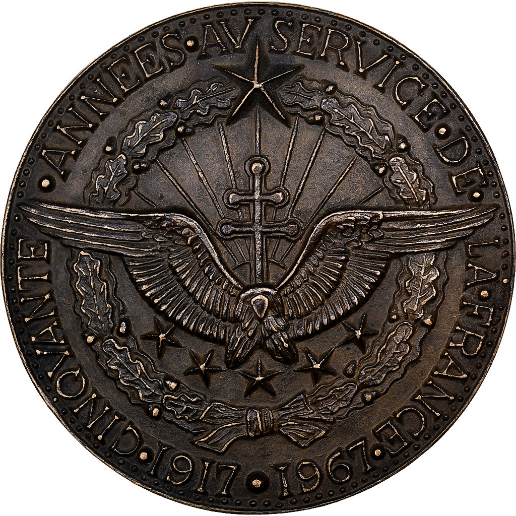 Francia, medalla, Martial Valin, 1967, Bronce, De Jaeger, EBC
