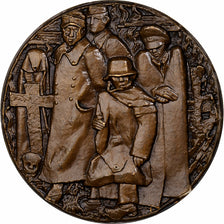France, Medal, Germany's surrender, 1945, MDP, Bronze, AU(55-58)
