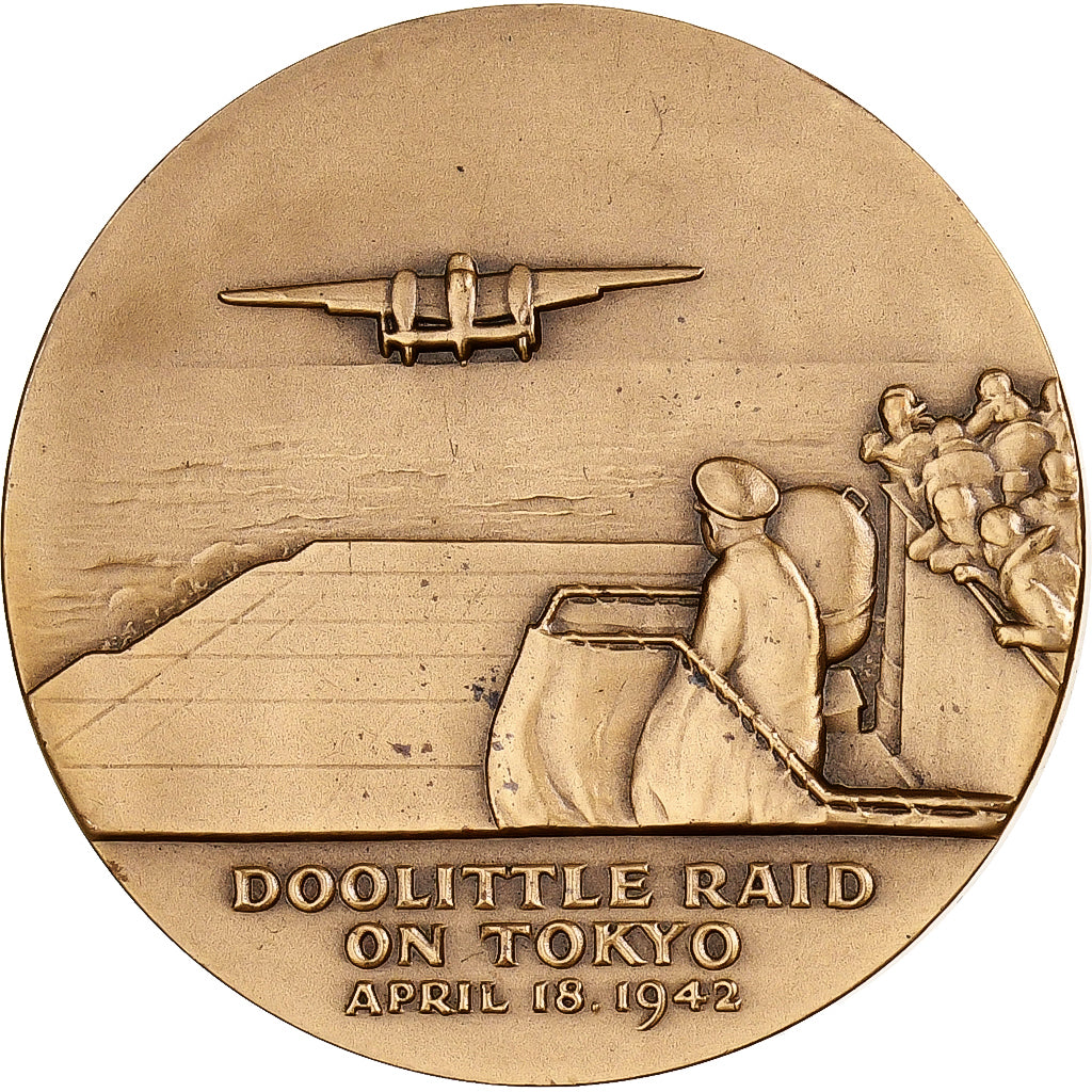 United States, Medal, James H. Doolittle, Raid on Tokyo, 1967, Medallic Art Co.