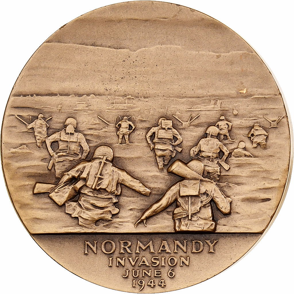 USA, medal, Dwight D. Eisenhower, Normandy Invasion, 1969, Medallic Art Co.