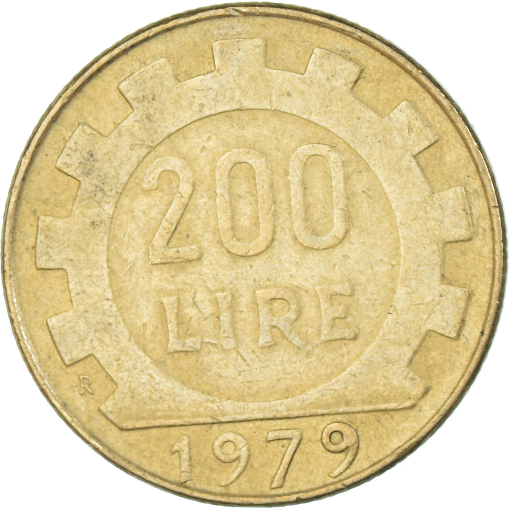 Coin, Italy, 200 Lire, 1979