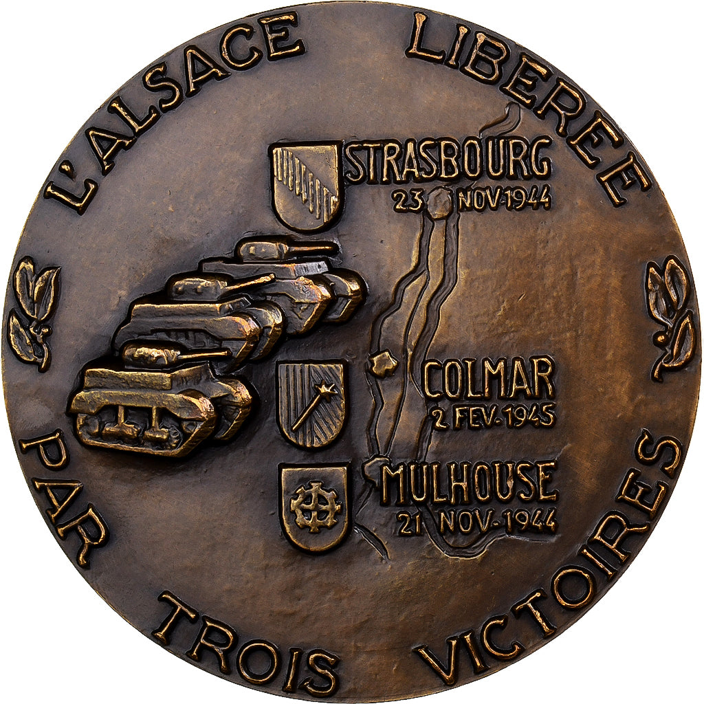 Frankreich, Medaille, L'Alsace libérée par trois victoires, MDP, Bronze