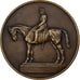 Frankreich, Medaille, Equestrian statue of Maréchal Haig, 1931, Bronze