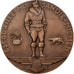 Frankreich, Medaille, Escadrille Normandie-Niemen, 1975, MDP, Bronze, David, VZ
