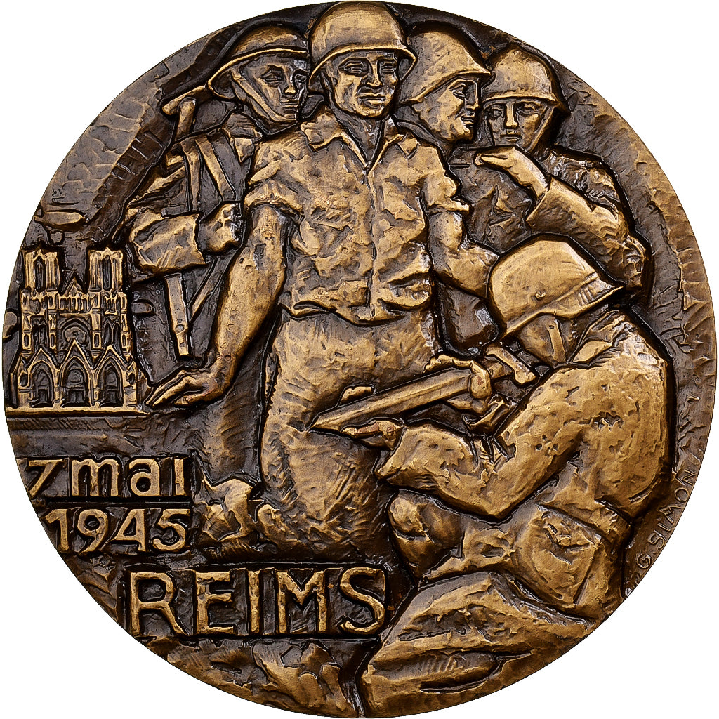 Frankreich, Medaille, First Surrender, MDP, Bronze, Simon, VZ