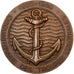 Frankreich, Medaille, Cinquantenaire des Troupes Coloniales, 1950, MDP, Bronze