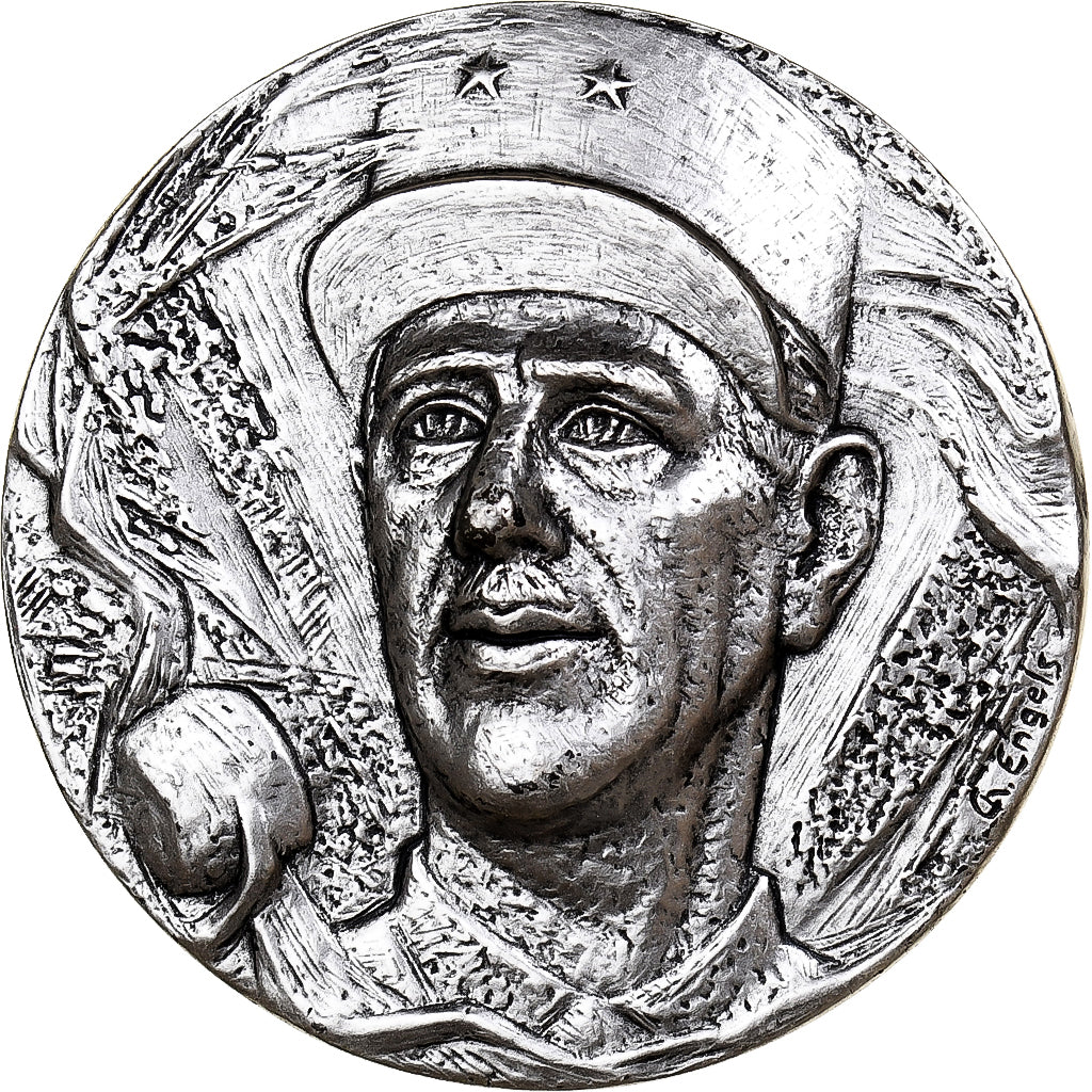 Frankreich, Medaille, Charles De Gaulle, Appel du 18 juin 1940, Silvered bronze