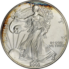 USA, Dollar, Silver Eagle, 2003, Philadelphia, Srebro, MS(63)