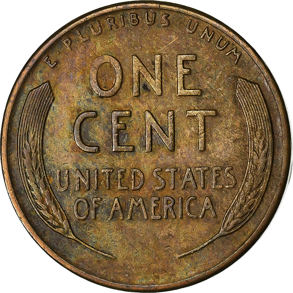 États-Unis, Cent, Lincoln, 1942, San Francisco, Cuivre-Étain-Zinc, TTB