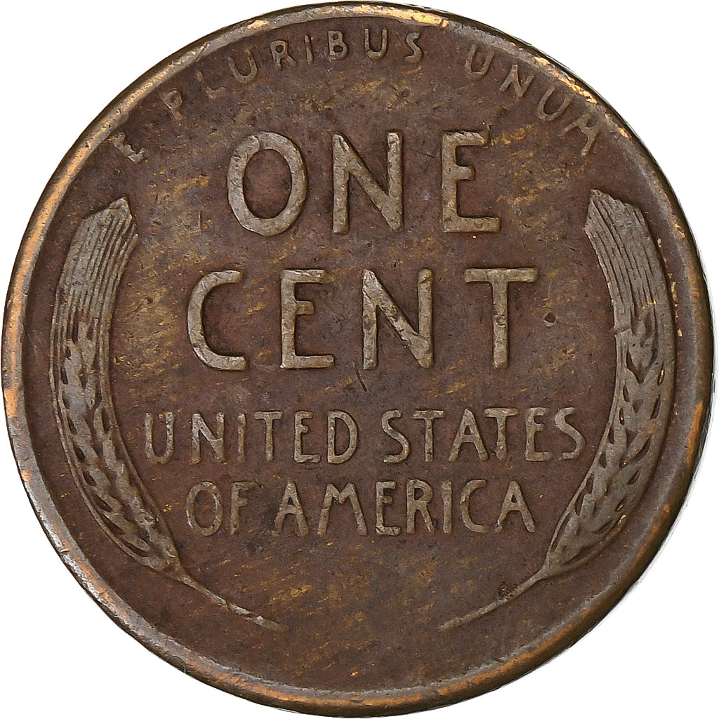 Estados Unidos da América, Cent, Lincoln, 1945, San Francisco, Cobre, VF(20-25)