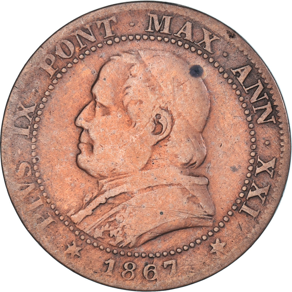 Coin, Vatican, Soldo, 1867