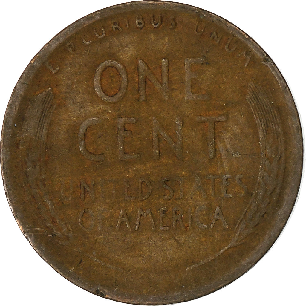 Estados Unidos da América, Cent, Lincoln, 1947, San Francisco, Cobre, VF(20-25)