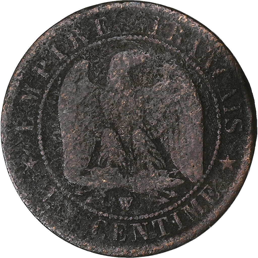 Frankrijk, Napoleon III, Centime, 1856, Lille, Bronzen, FR