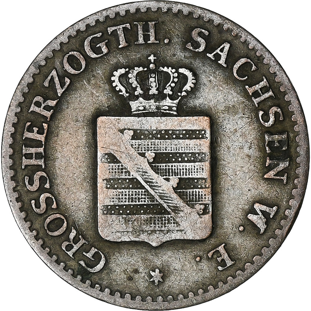 Estados Alemães, Karl Friedrich, Silbergroschen, 1840, Lingote, VF(30-35)