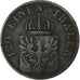 Kingdom of Prussia, Wilhelm I, 3 Pfenninge, 1861, Berlin, Miedź, VF(30-35)