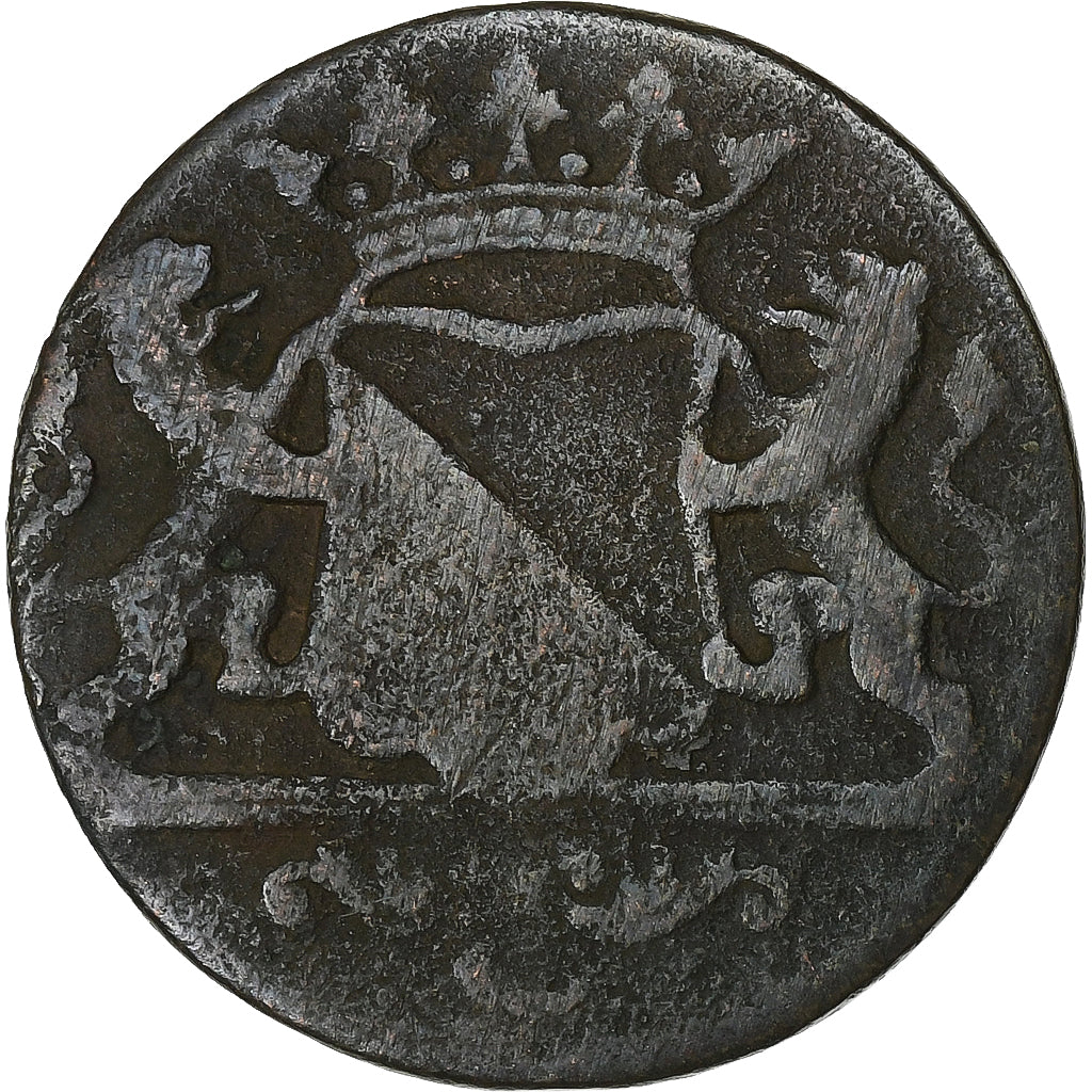Dutch Republic, Duit, 1786, Utrecht, Miedź, VF(20-25)