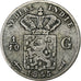 Indie Orientali Olandesi, William III, 1/10 Gulden, 1855, Utrecht, Argento, MB+