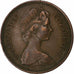 Great Britain, Elizabeth II, New Penny, 1971, Llantrisant, Bronze, AU(50-53)