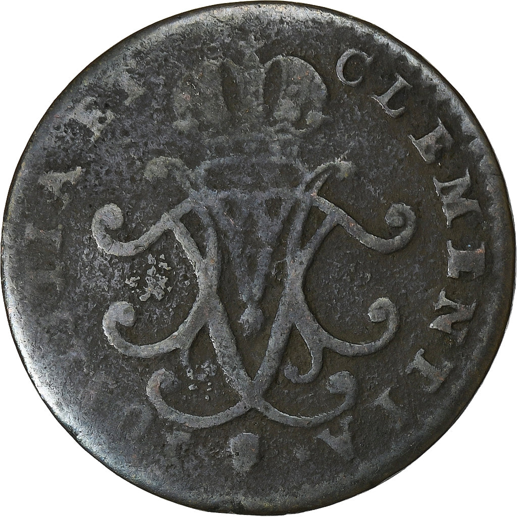 Luxembourg, Maria Theresa, Liard, 1759, Brussels, Copper, VF(20-25)